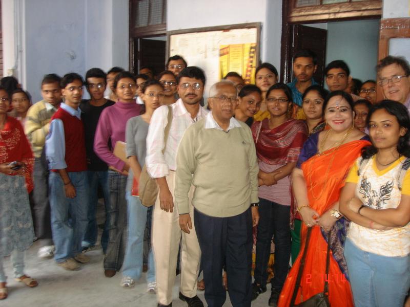Students of Journalism & Mass Communication of Calcutta University 1.12.09