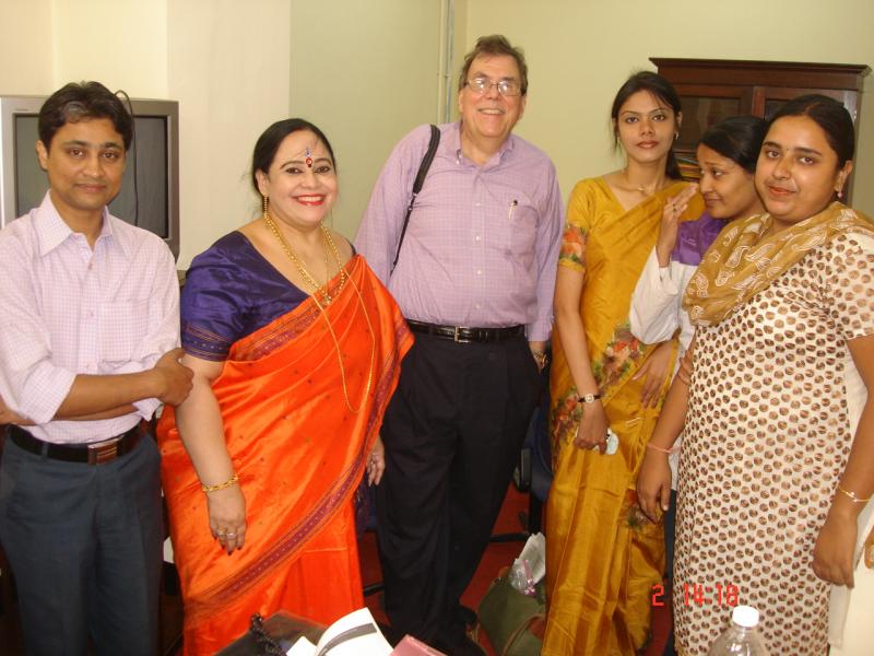 With Prof. Steve Raymer, Indiana University, USA and my students