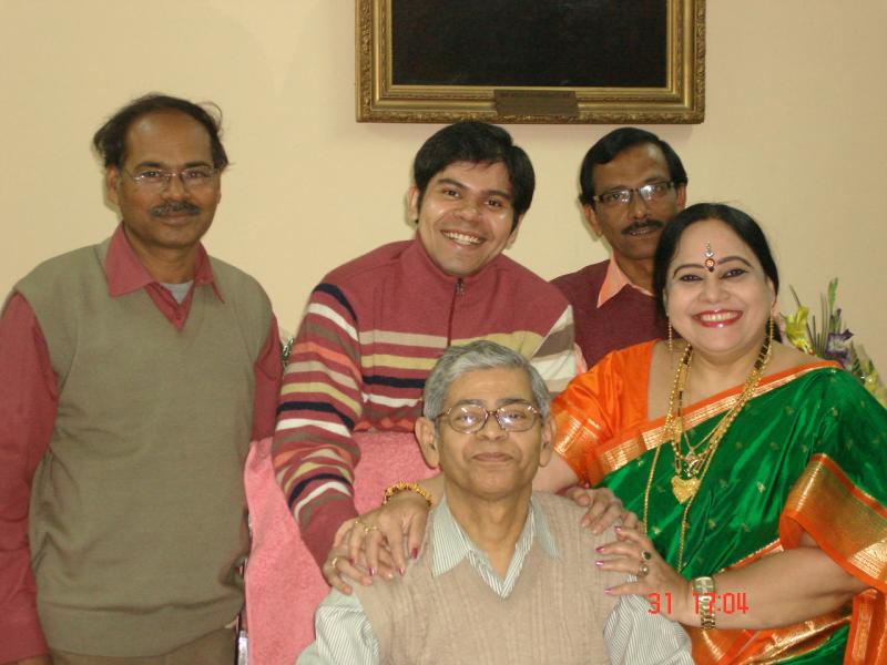 With Prof. Tapan Mukherje, Pro-VC, Finance on the day of his retirement